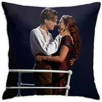 kaopey titanic soft decorative pillowcases square 18x18 comfortable gift throw pillow cover no insert