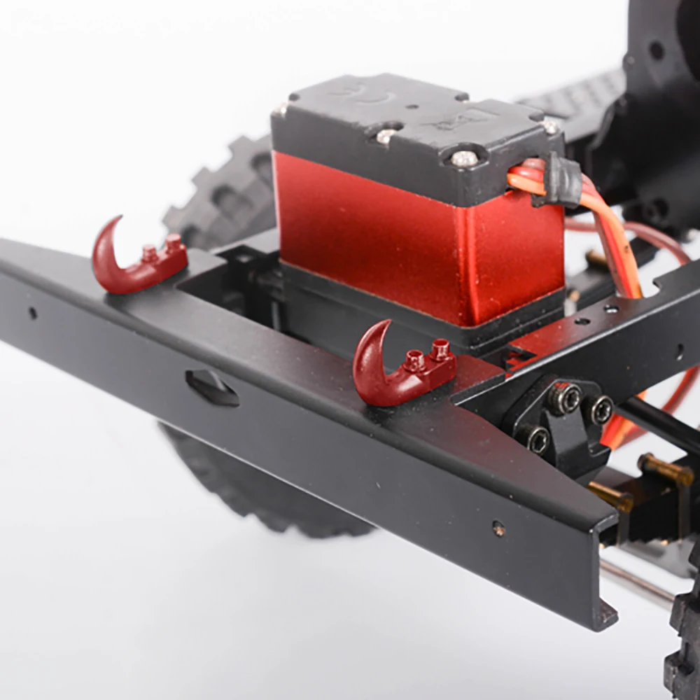 2 шт. металлический крючок для прицепа 1/10 Traxxas HSP Redcat RC4WD Tamiya Axial SCX10 D90 HPI
