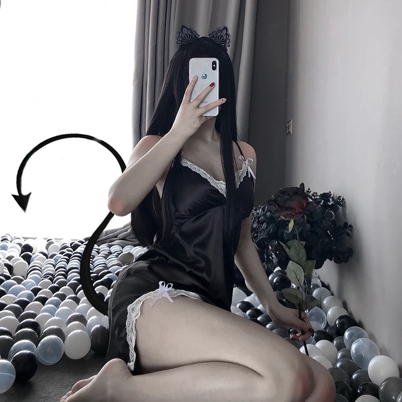 Одежда для сна OJBK женская ночная сорочка нижнее белье сексуальное кружевная