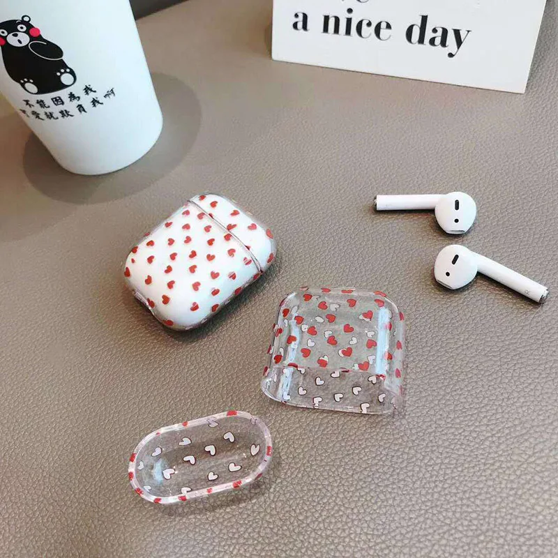 Q UNCLE Прозрачный Жесткий ПК наушники Чехлы для Apple Airpods Bluetooth беспроводной 2