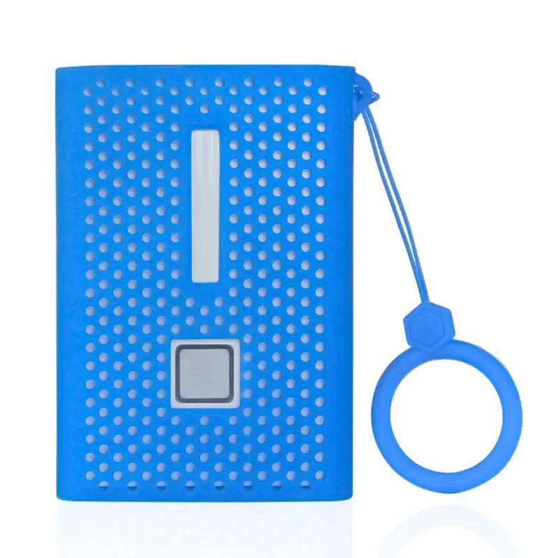 Мягкий силиконовый защитный чехол со шнурком для жесткого диска Samsung T7 SSD M17F