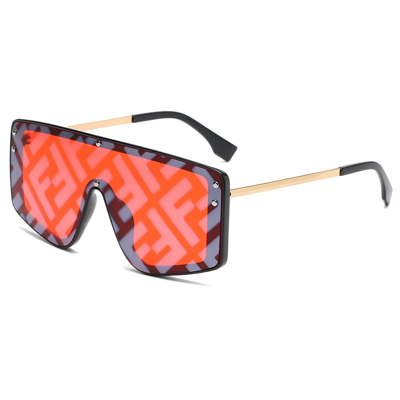 

Oversized butterfly Sunglasses Women 2020 Luxury Brand Fashion Flat Red Black Clear Lens One Piece Men Gafas Shade Mirror UV400