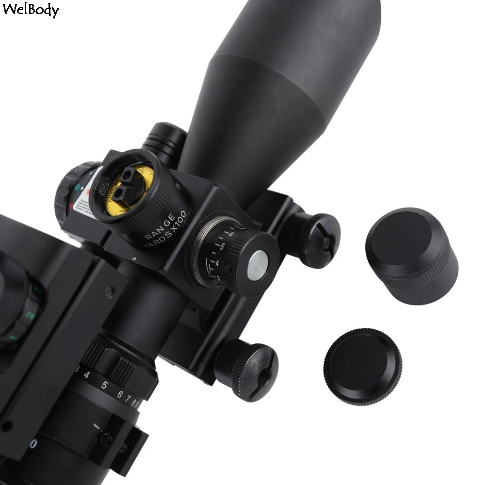 2 5-10X40 прицел и HD101 красный зеленый мил-точечный для пневматического ружья