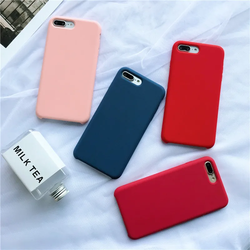 Оригинальный Мягкий силиконовый чехол для iPhone 6 6s 7 8 Plus телефона 11 Pro max X XI 2019 Xr Xs 7Plus