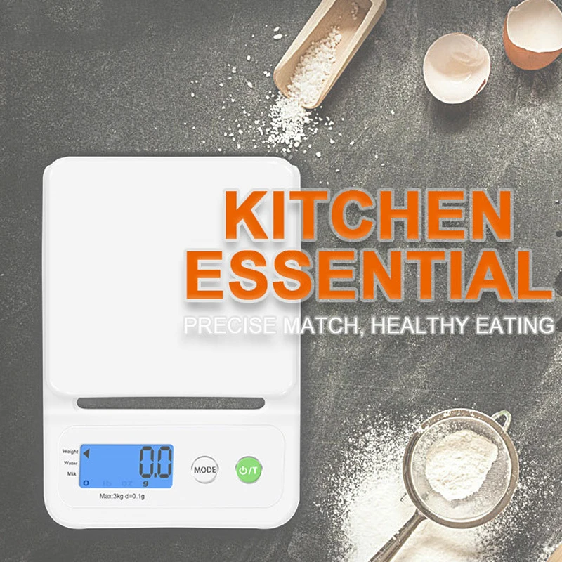 Hot Sale 3000g/0.1g Kitchen Scale Portable Electronic Digital Scales Pocket Case Postal Balance | Дом и сад