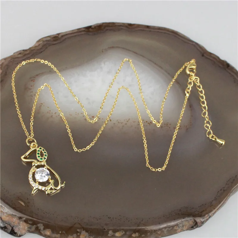 Ожерелье с кубическим цирконием 19 дюймов 10 шт./лот новый дизайн ювелирные изделия