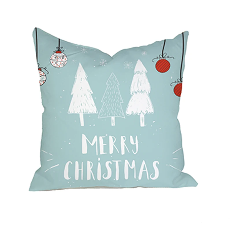 Новые рождественские украшения для дома Новый год 4 стиля наволочка мягкой