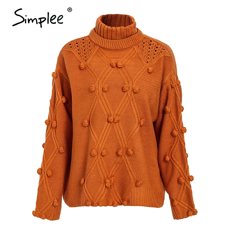 Женская водолазка Simplee осенний зимний женский модный повседневный джемпер с