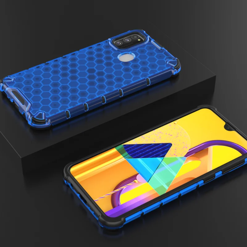 For Samsung Galaxy M30S Case Armor Cover Hard PC+TPU Shockproof Phone Capa | Мобильные телефоны и аксессуары