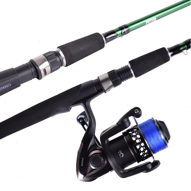 

1.98M 6'6'' Carbon Fishing Spinning Rod 2 Section MH Power Lure Weight 10-30g Fast Action Surf Saltwater Fishing Rod Pole