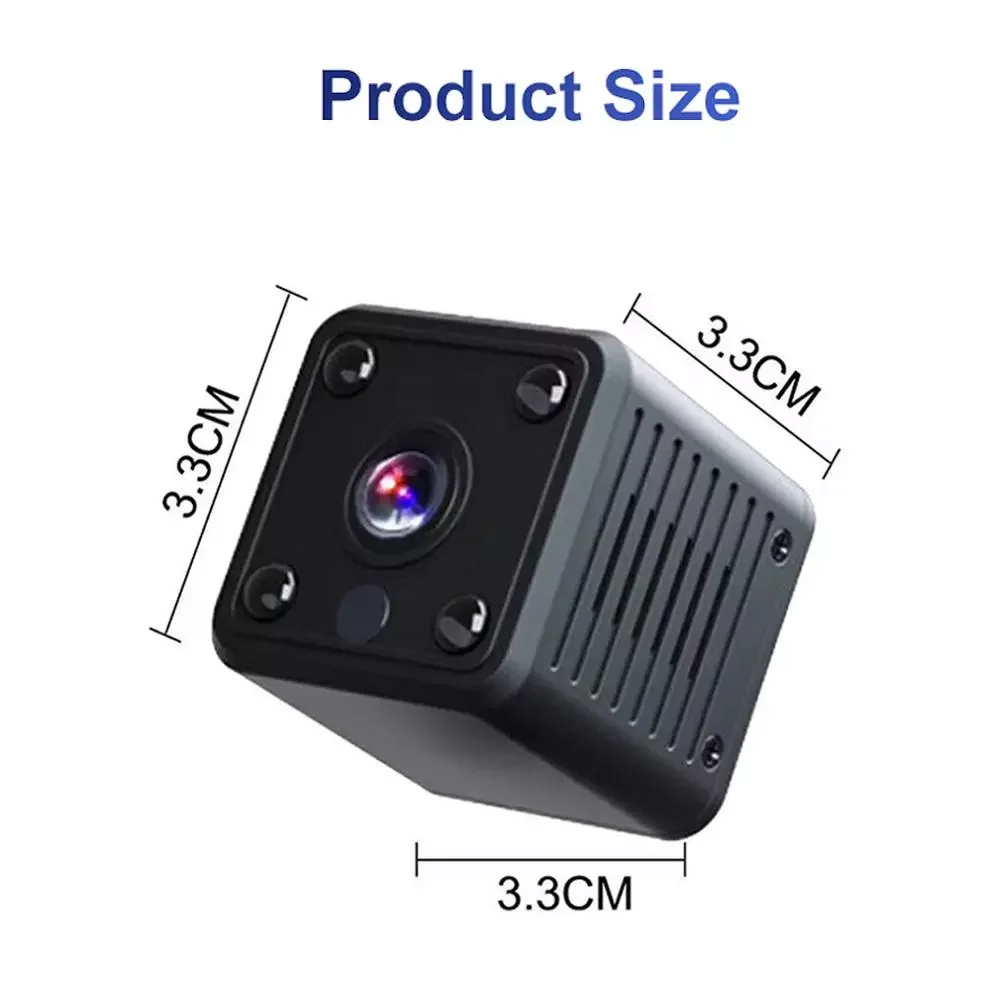 Мини камера X6 HD видеокамера IP 1080P датчик ночного видения Wi Fi с дистанционным