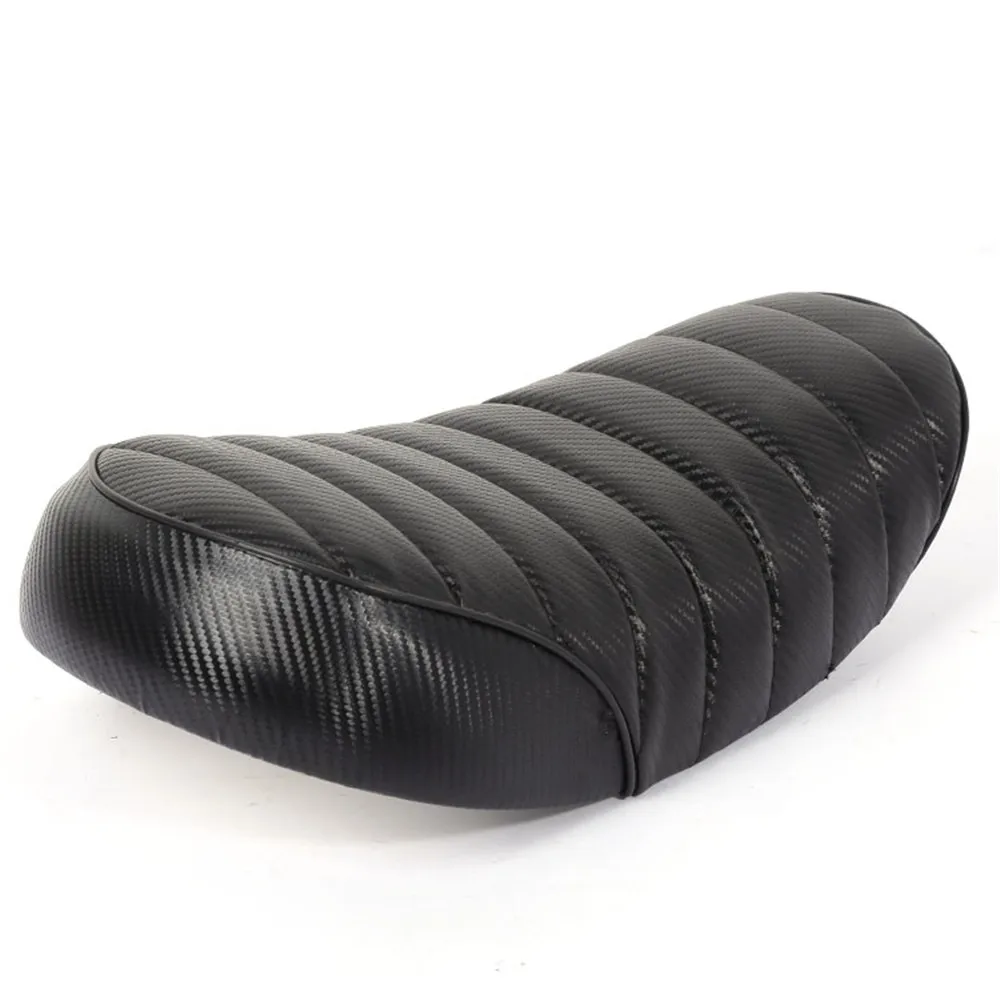 Чехол в винтажном стиле мягкое черное сиденье для гоночного мотоцикла Honda