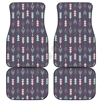 boho arrows car floor mats 3d printed pattern mats fit for most car anti slip cheap colorful