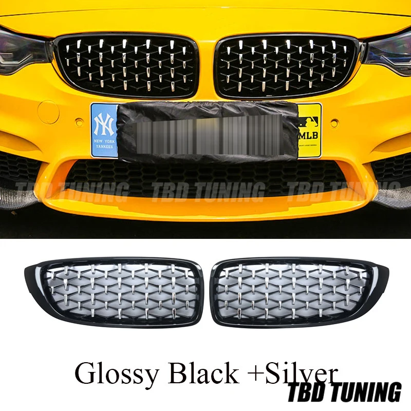 Передняя решетка радиатора для BMW серий 4 F32 F33 F36 M4 F82 F83 M3 F80 2014 2015 2016 2017 2019 428i 430i 435i
