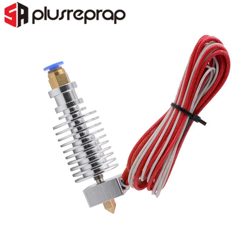 V5 j-головка Hotend Боуден экструдер с 0,2 0,3 0,4 0,5 мм сопло нагреватель термистор теплоотвод для 1,75 нити 3d части принтера
