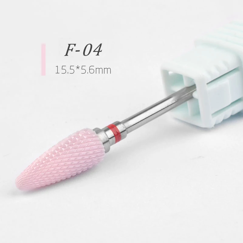 

1 Pcs Nail Grinding Head Grinding Cuticle Clean Ceramic Nail Art Grinding Drill Bits Bullet Bit Electric Manicure Mill Tools New