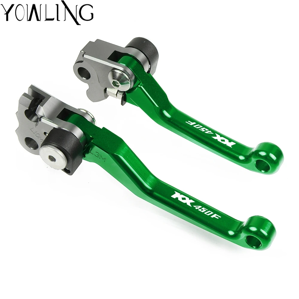 For Kawasaki KX450F KX 450F 2013 2014 2015 2016 2017 2018 2019 Motorbike CNC Dirt Bike handle Levers Folding Brake Clutch Lever |