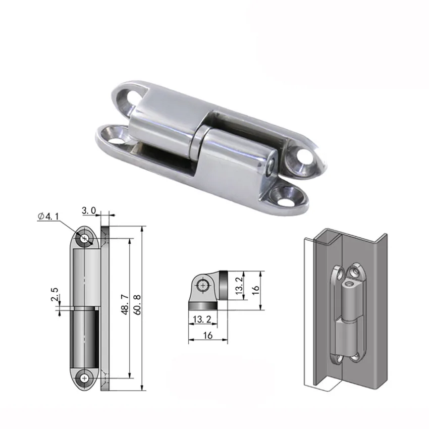 

Петли для промышленных шарниров из нержавеющей стали, съемные дверные петли для распределительного ящика, дверные петли для кухонных шкафов, 35/50/60/80 мм