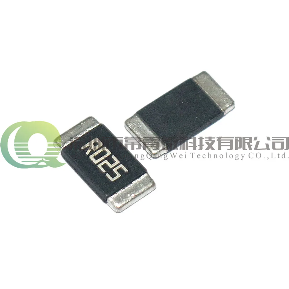 SMD резисторы 2512 (6432) 1 Вт 2 3 0 025r 025rf 25mR R025 1%|Соединители| |