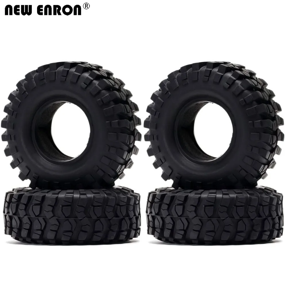 

NEW ENRON 1.9INCH 108x43mm Rubber Tyre Tires 4Pcs For RC 1/10 Crawler Car Axial SCX10 90046 TF2 Tamiya CC01 Traxxas TRX4 T6