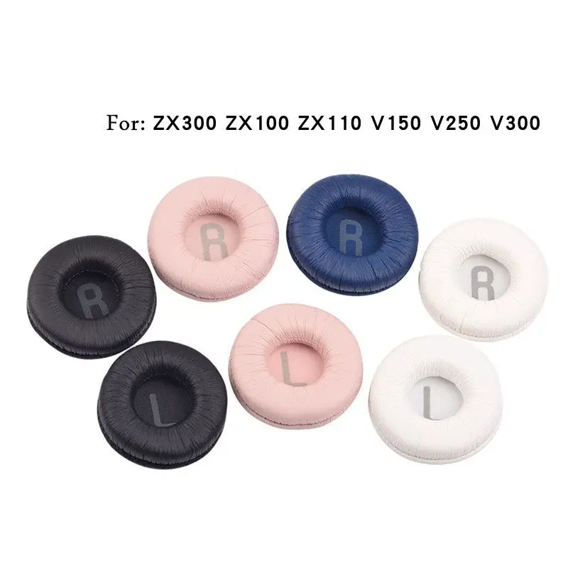 

2020 Popular new Universal Ear Pads For Sony MDR-V150 V250 V300 V100 V200 V400 DR-BT101 ZX100 ZX300 Headphones Foam Cushions