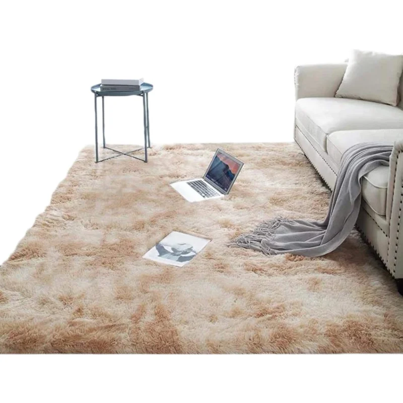 

Living room bedroom plush rug 50x80cm ultra soft modern area rectangular rug fluffy nursery rug family room plush rug decoration