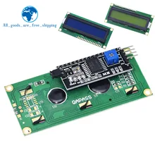 Модуль ЖКД синий зеленый экран IIC/igc 1602 для arduino 1602 lcd UNO r3 mega2560 lcd 1602