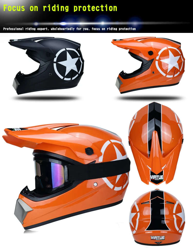 MSUEFKD Полнолицевой мотоциклетный шлем Cross capacete мотокросса внедорожный ATV MTB горные гонки Casco DOT утвержден