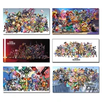 anime pokemon cartoon game super mary mario poster canvas painting mural children gift kids room home decoration