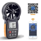 Цифровой анемометр BTMETER BT-100-APP, с мобильным приложением для измерения скорости ветра, измерения температуры