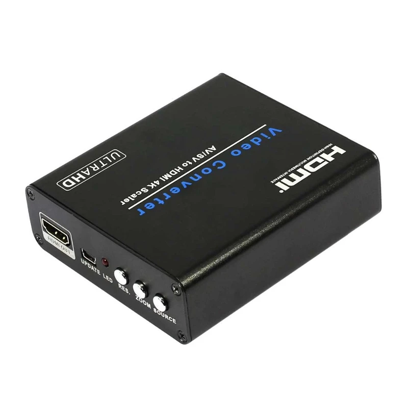 AAAE Top Rca Av в Hdmi 4K конвертер Scaler Av/Sv вход выход аналого цифровой адаптер| |