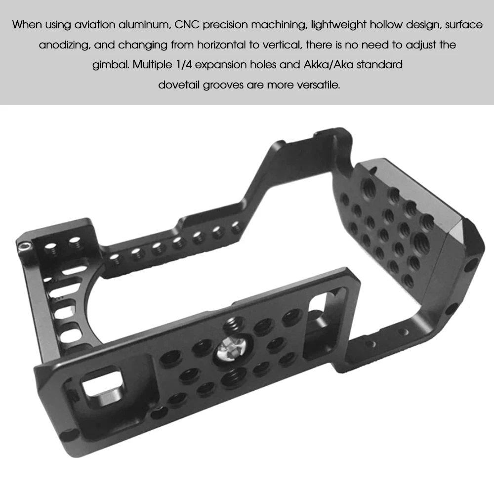 Портативная клетка для камеры с кроличьими ушками кронштейн фотосъемки Sony A6500 6300