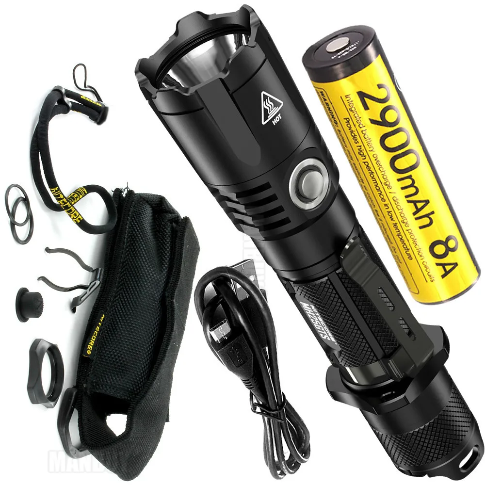 Светодиодный водонепроницаемый высокопроизводительный тактический фонарик