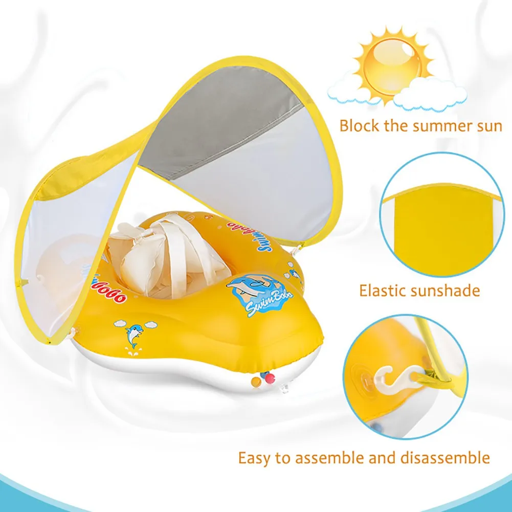 

Children Baby Swimming Float Inflatable Infant Floating Non-inflatable Kids Swim Pool Accessories Circle Bathing Summer Toys