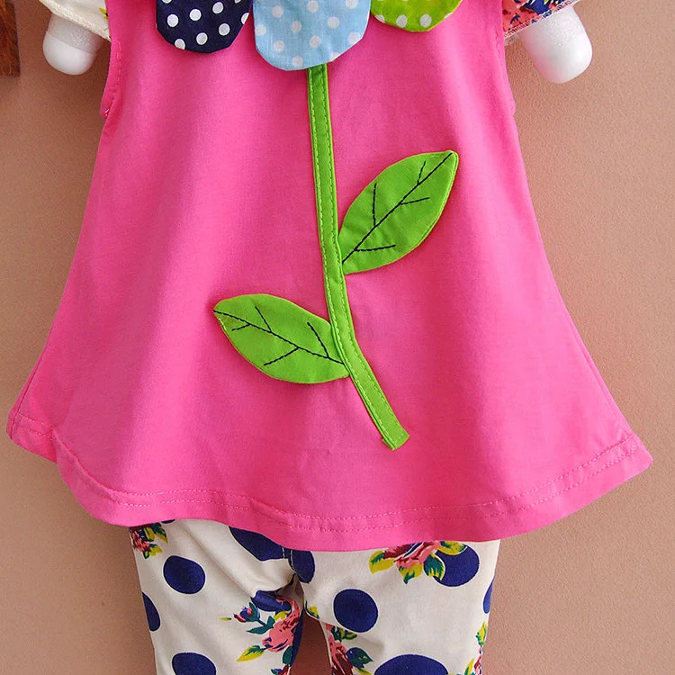 Toddler Baby Short Sleeve Tops+Shorts Set Outfits Summer Infant Girl Clothing 2pcs Clothes | Детская одежда и обувь