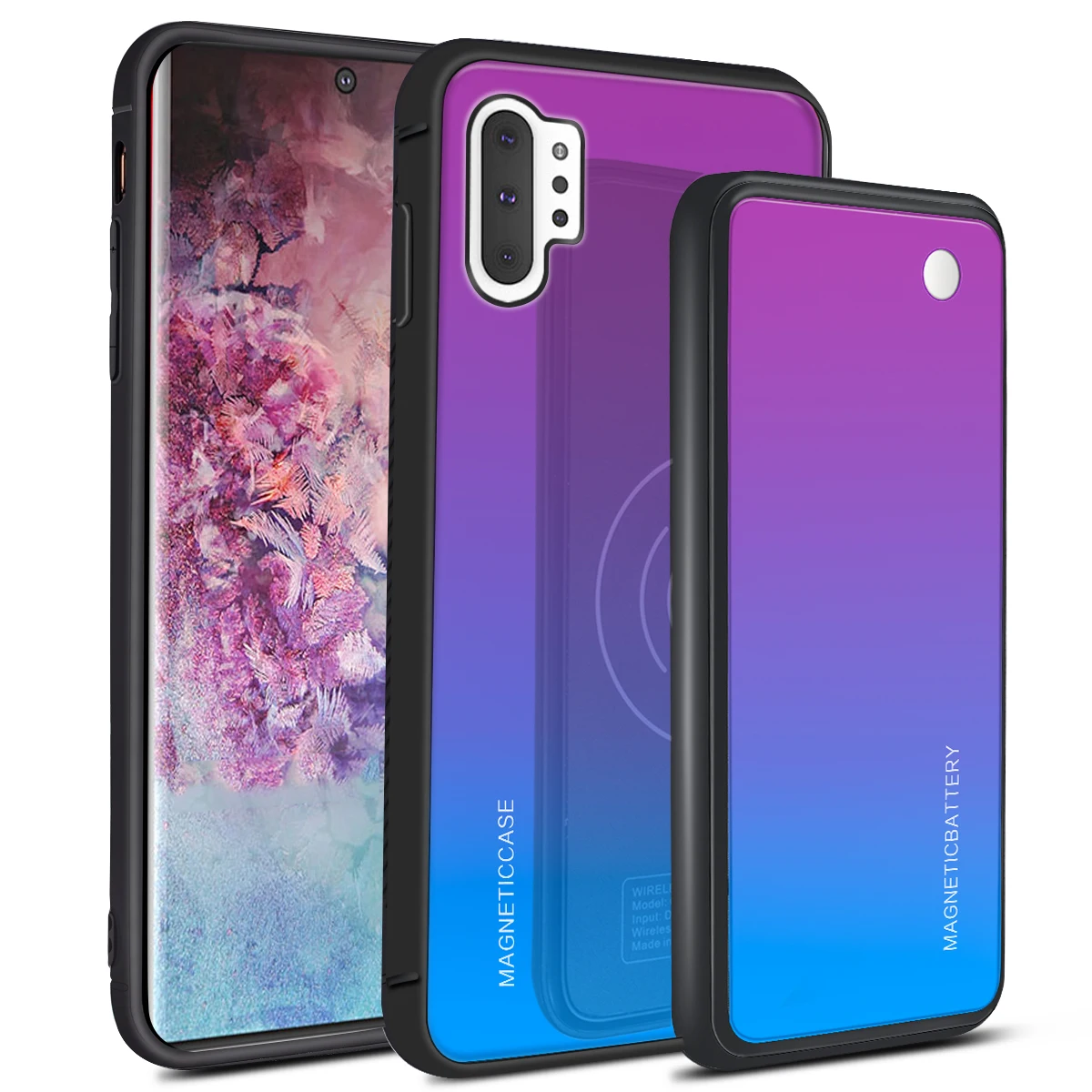 Galaxy Note 10 Plus Для samsung Galaxy S10/S9/S10e/S10/Note 10/S8 S9 S10 Note 10 Plus чехол с 5000 мАч беспроводным зарядным устройством - Цвет: Galaxy Note 10 Plus