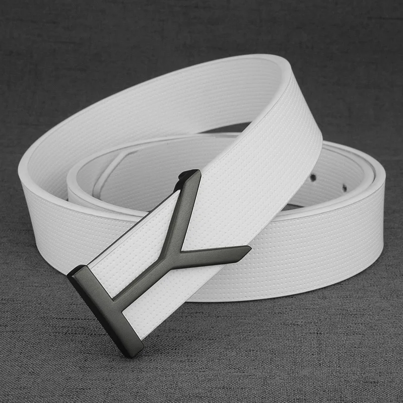 Высокое качество K с буквенным принтом ремень пряжкой для мужчин ceinture homme