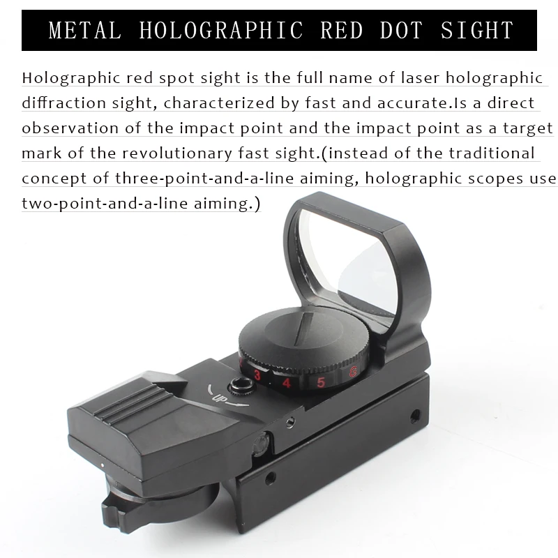 Охотничий оптический прицел тактический Коллиматорный с 4 точками красного