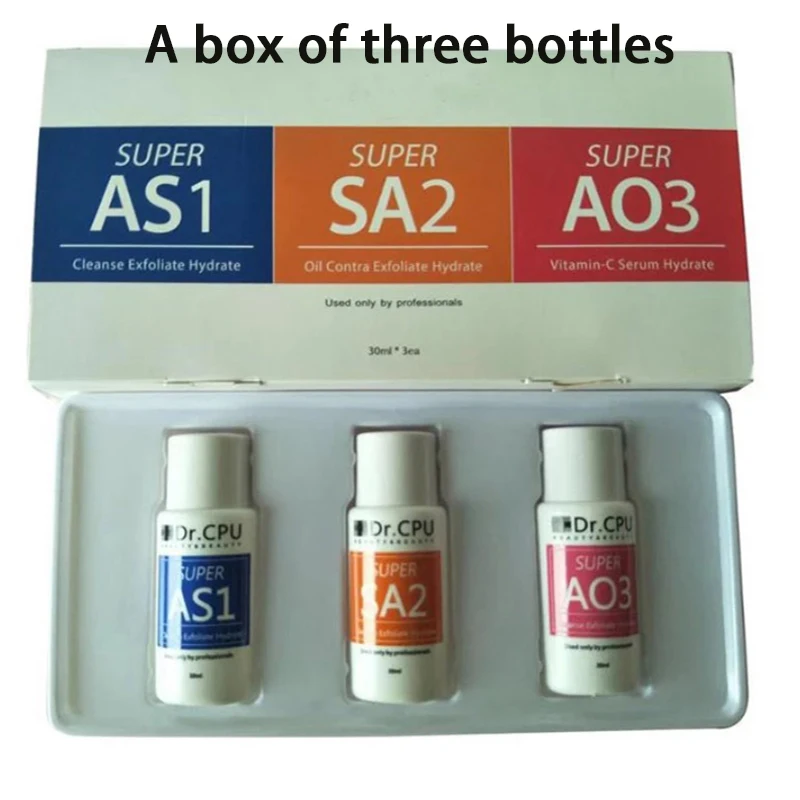 

AS1 SA2 AO3 Deep Cleaning Hydrating Liquid Beauty Salon Use Skin Cleansing Hydra Dermabrasion Concentrated Aqua Peeling Solution