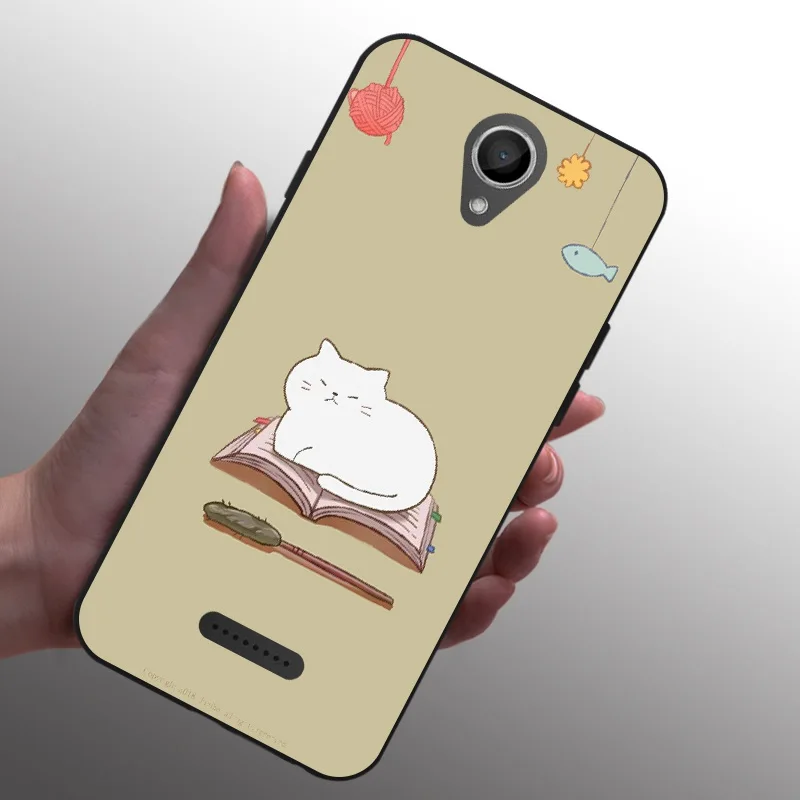 Cat 1 Soft TPU For Google Pixel 2 3 XL Case Cover Wiko Harry Sunny Pulp FAB 4G View |