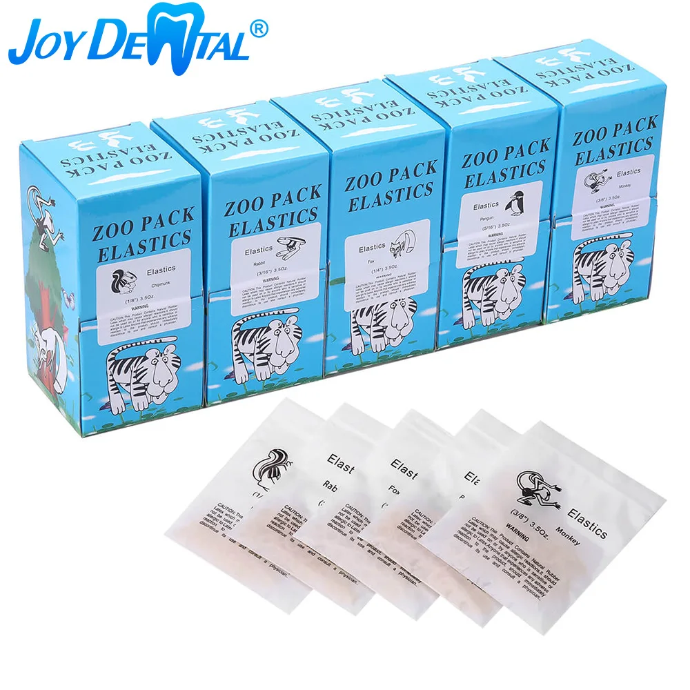 Стоматологический ортодонтический зоопарк пакет латексные эластичные ленты 5000
