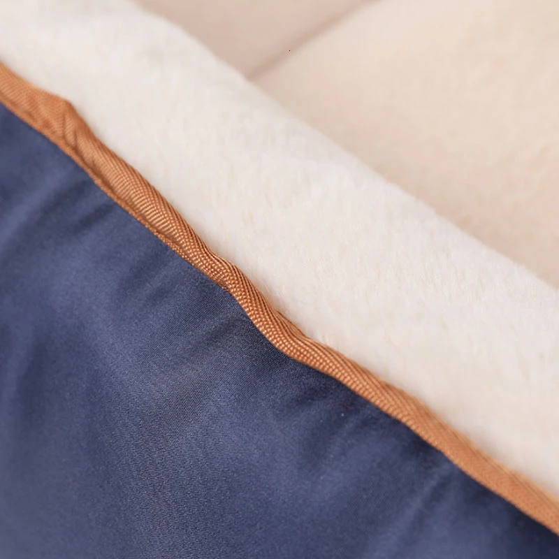 Роскошная кровать для домашних животных диван домик собак моющаяся теплая