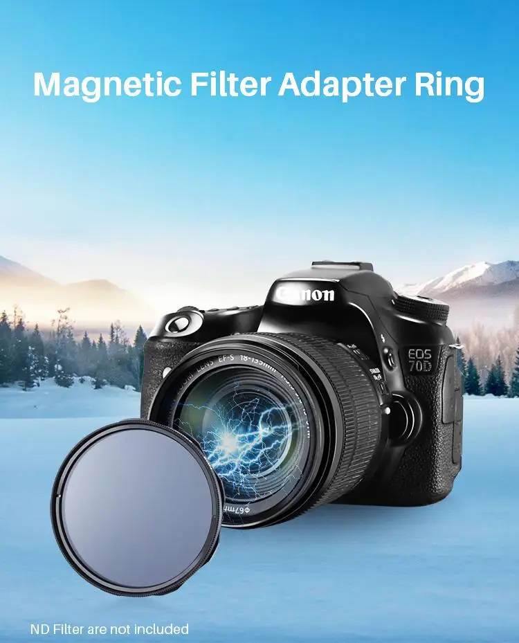 

SLR Camera Magnetic Filter Adapter Ring Lens Focus Quick Switch Adapter Holder Bracket For Canon Nikon Sony Mount xtension Tube