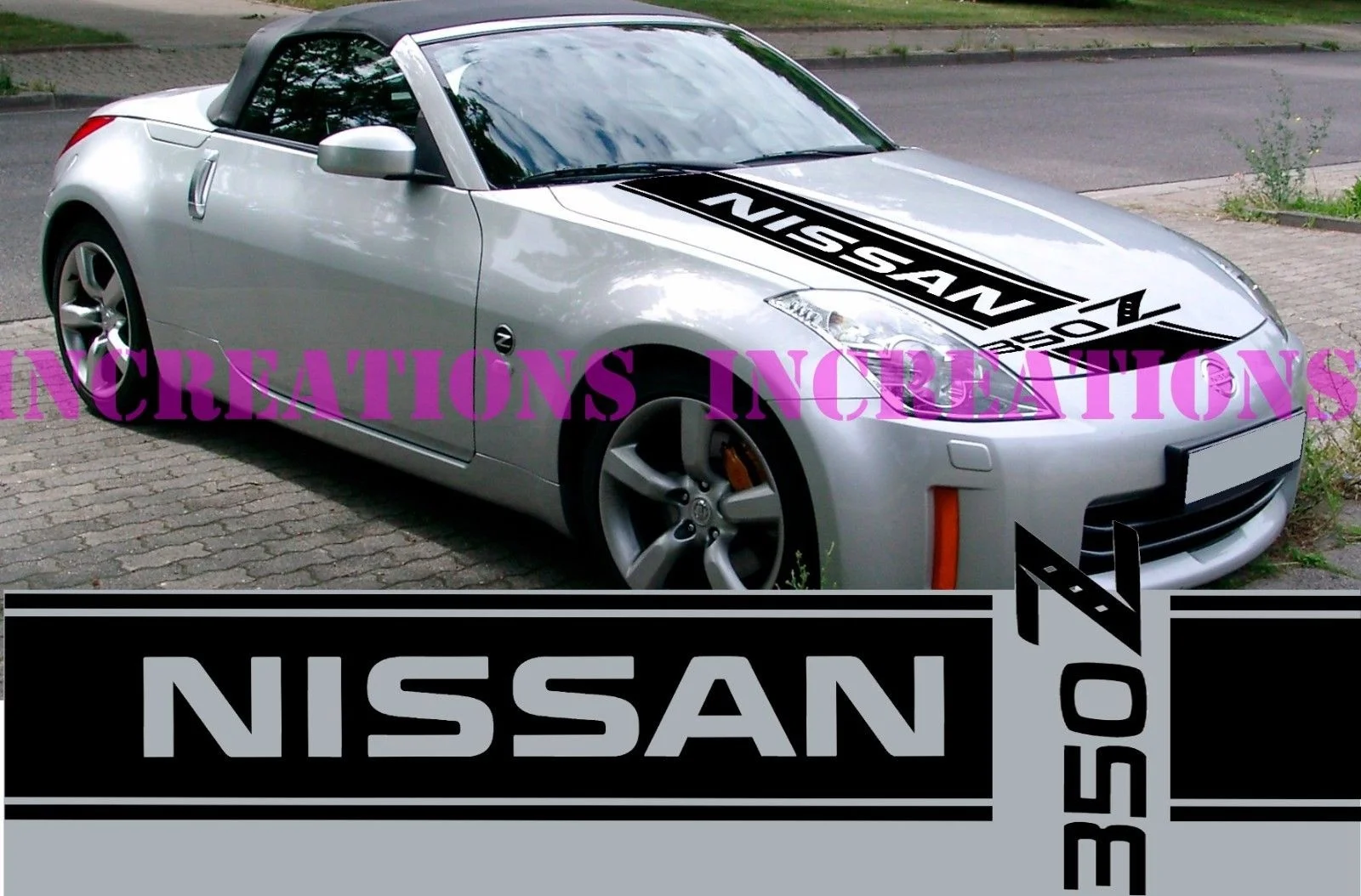 

Наклейка на капот для Nissan 350z Nismo