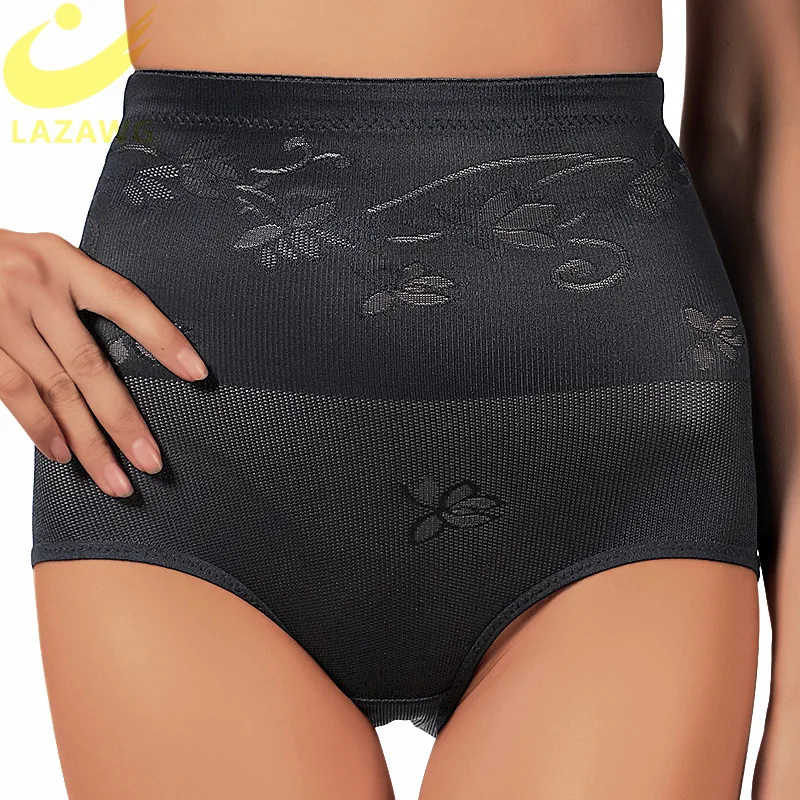 

LAZAWG Women's Shapewear Brief with Lace Tummy Panel Brief Shapewear Light Control Body Shaper Butt Lifter Smoothers Shapewear