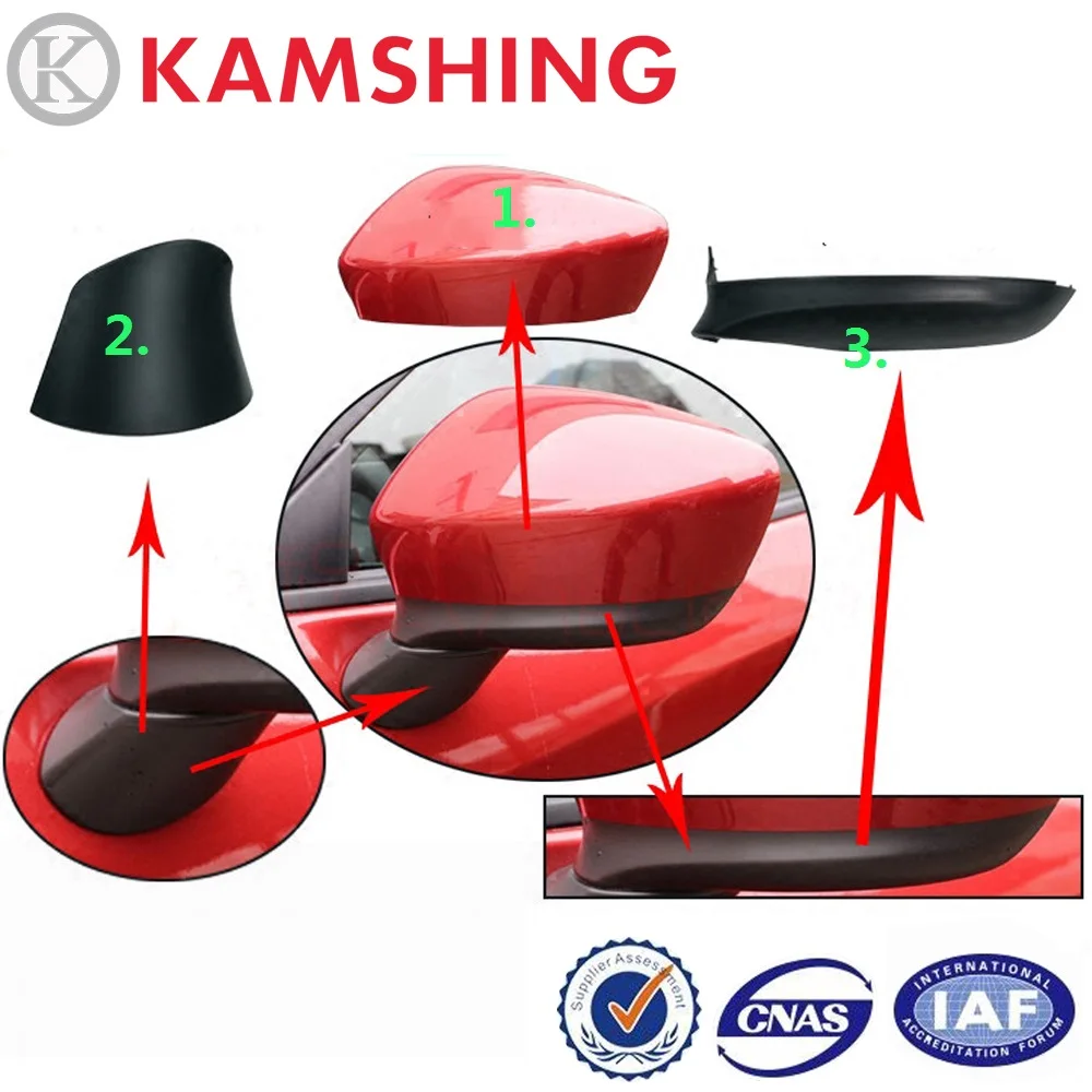 Крышка QX для Mazda задняя крышка зеркала заднего вида внешняя CX5 2012 2013 2014|Зеркала и