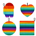 200 мм, большой размер, пузырьковая игрушка-антистресс с эффектом пузырьков, размера XXL, Большая Огромная игрушка-антистресс, фиджет-Поппер, Бабочка, лук, Spotify Premium