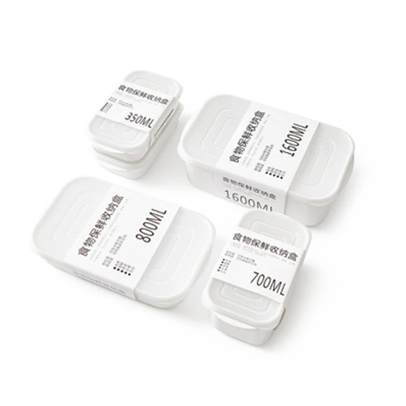 

Refrigerator Food Storage Box Kitchen Cereals Sealed Fresh Keeping Box Household Plastic Food Dumpling Box