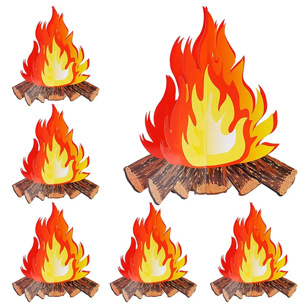 3D искусственное пламя бумага для искусственного пламени уличное украшение