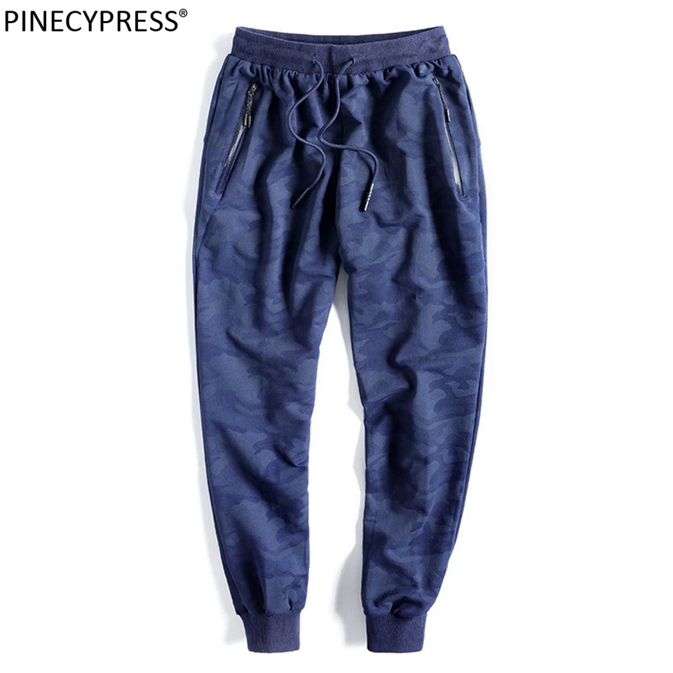 

Camouflage Big Size L-8XL Men Sweatpants Casual 95% Cotton 5% Spandex Elastic Waist Male Blue Fashion Spring Autumn Man Pants